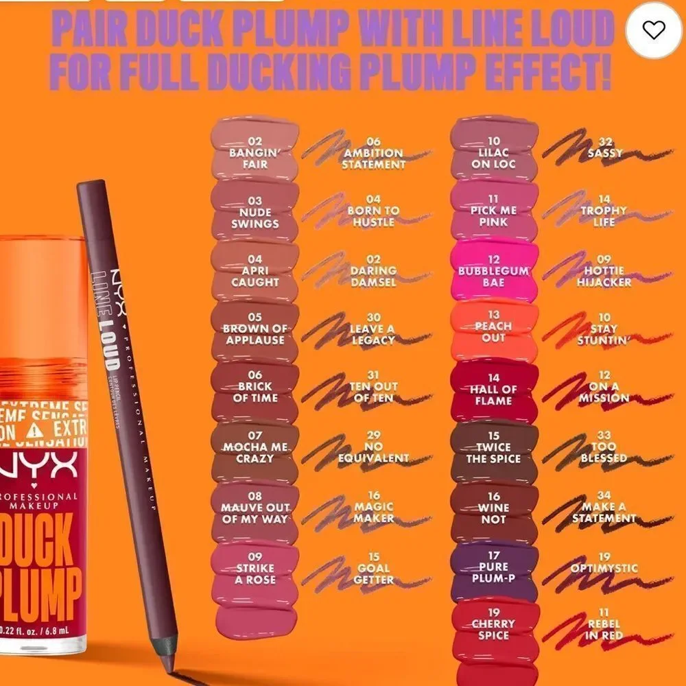 🦋 NYX 08 MAUVE OUT OF MY WAY TRUE MAUVE DUCK PLUMP HIGH PLUMPING LIP GLOSS